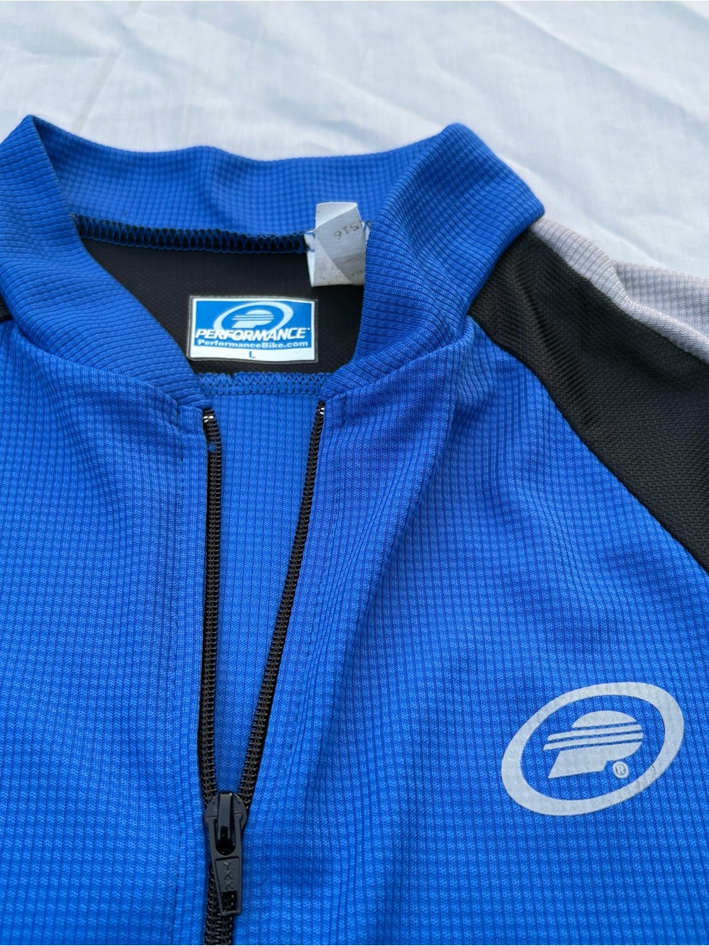 Performance Men’s Blue Cycling Jersey Size Large
